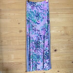 Lilly Pulitzer Adea Multicolor Patterned‎ Maxi Skirt